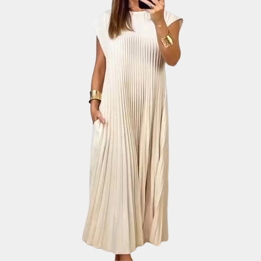 Robe Plissée Élégante pour Femmes - Confort et Style pour Toutes Occasions