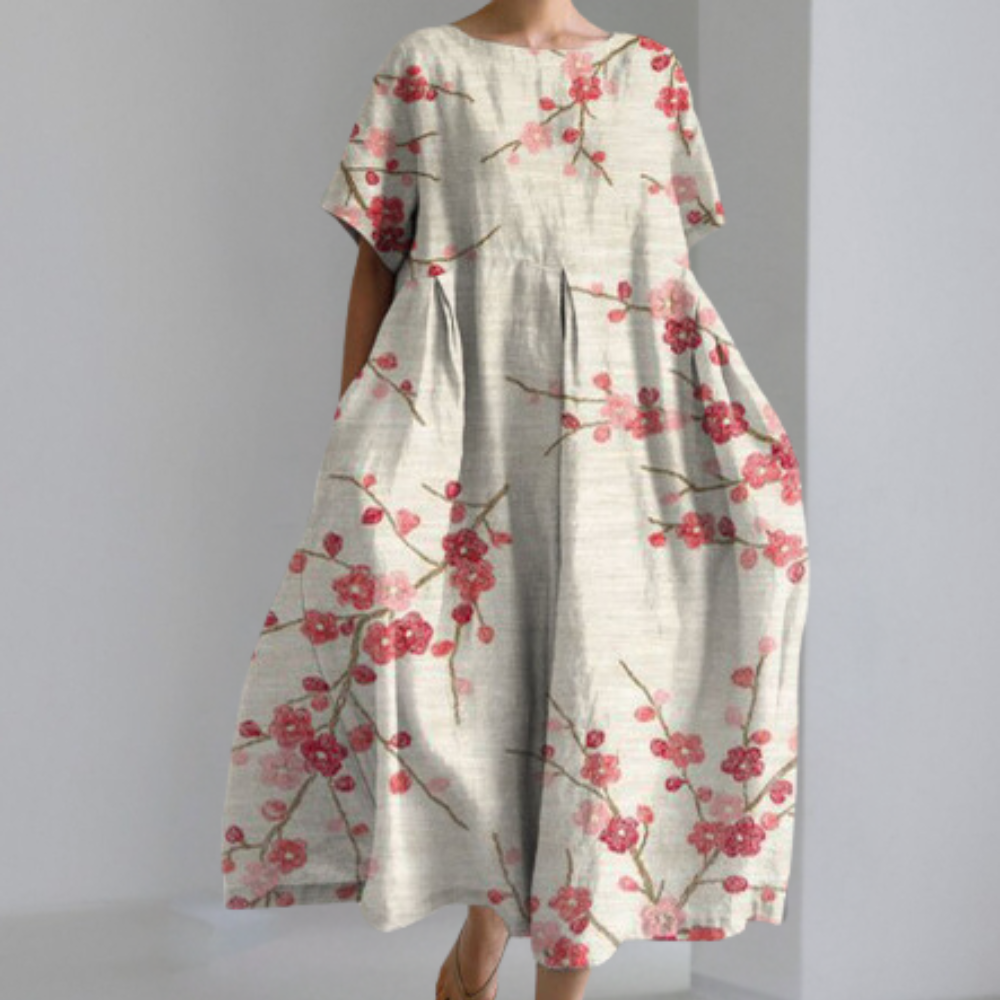 Robe Décontractée en Coton Jaune - Style Polyvalent et Confort Optimal