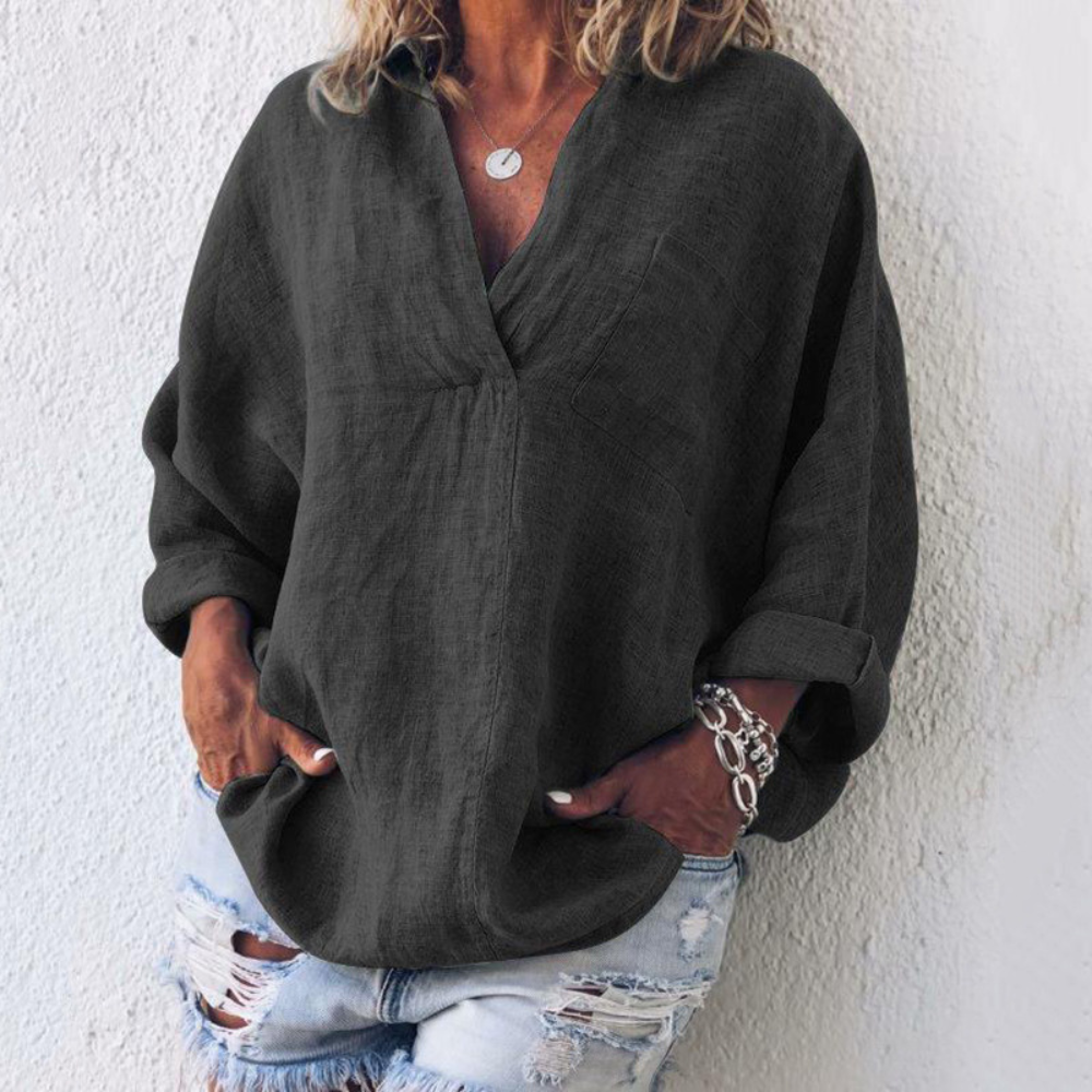 Blouse Oversize Femme en Polyester - Confort et Élégance pour Toutes les Occasions
