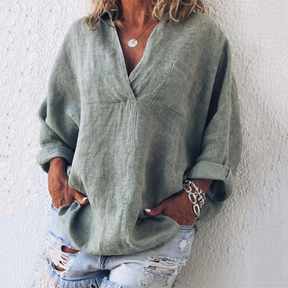 Blouse Oversize Femme en Polyester - Confort et Élégance pour Toutes les Occasions