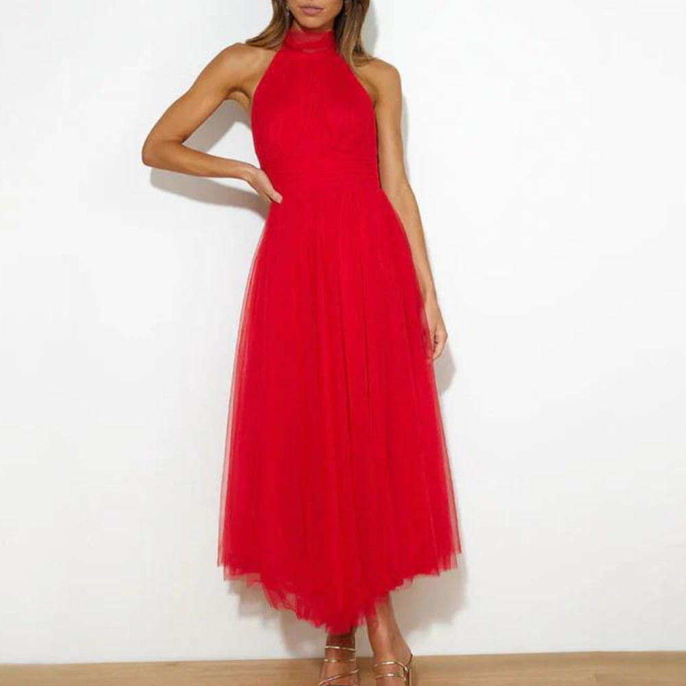 Robe Longue Élégante Sans Manches - Confort et Style pour Toutes Occasions