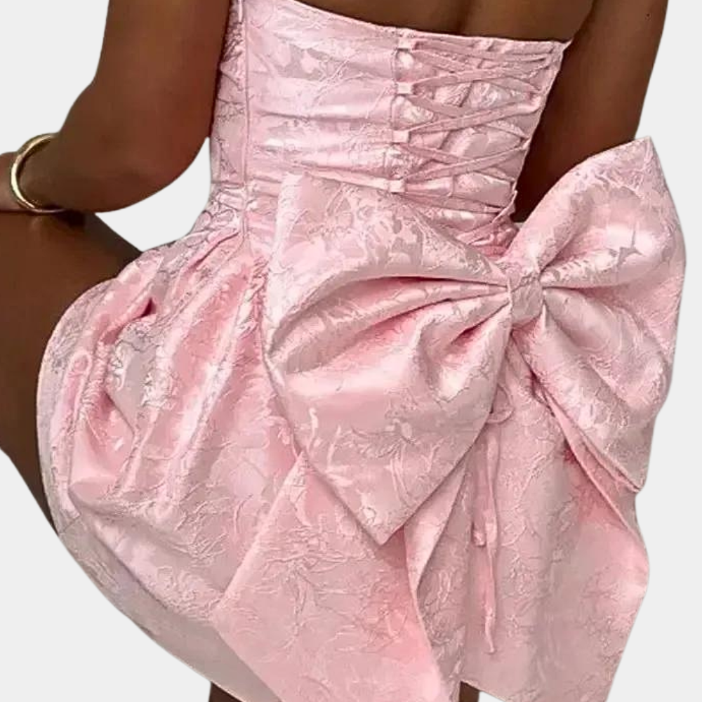 Robe de Cocktail Sans Manches - Élégante et Parfaite pour Mariages