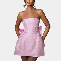 Robe de Cocktail Sans Manches - Élégante et Parfaite pour Mariages