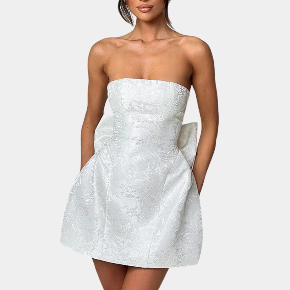 Robe de Cocktail Sans Manches - Élégante et Parfaite pour Mariages