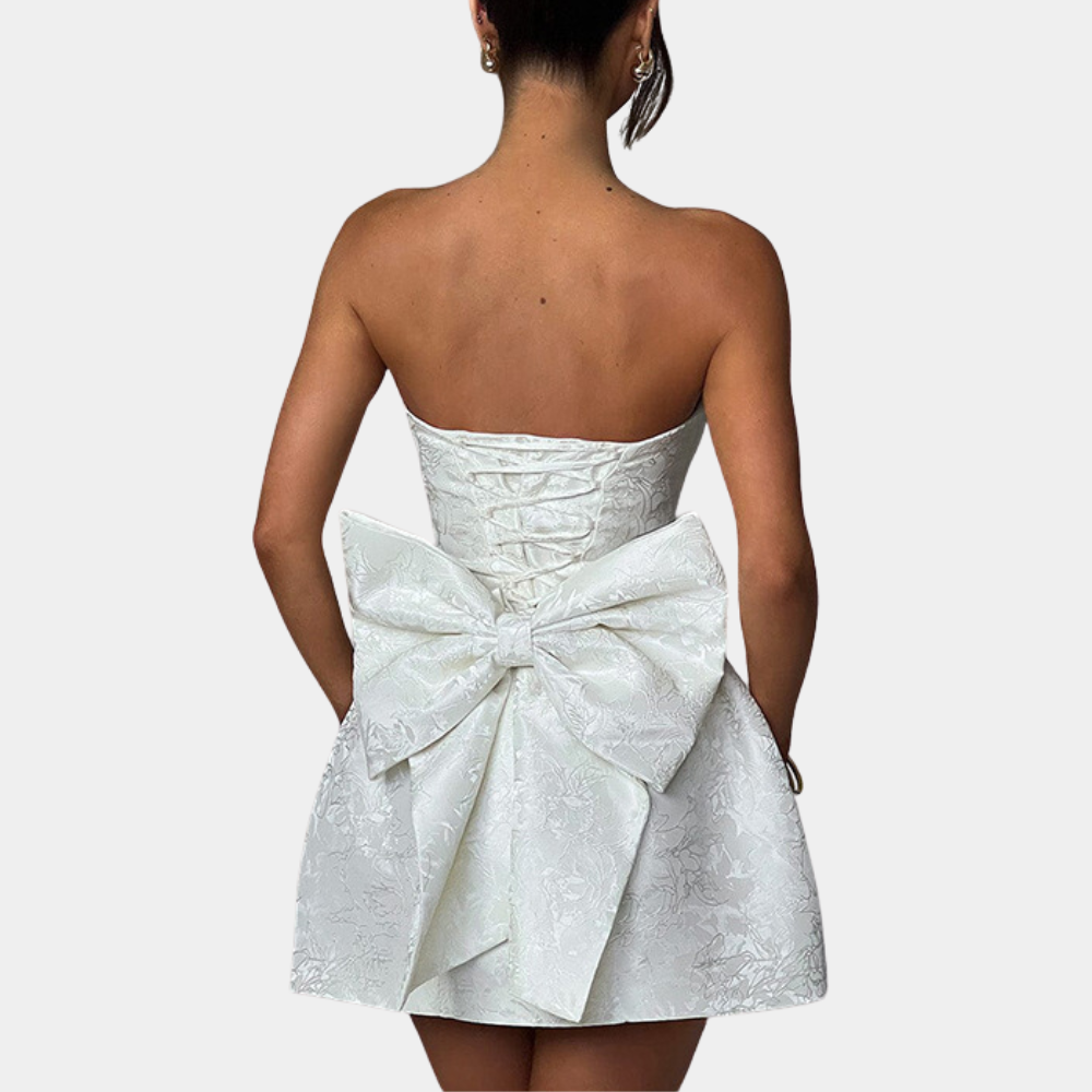 Robe de Cocktail Sans Manches - Élégante et Parfaite pour Mariages