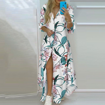 Robe Imprimée Artistique de Luxe - Style Unique et Tendance