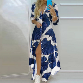 Robe Imprimée Artistique de Luxe - Style Unique et Tendance