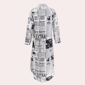 Robe Imprimée Artistique de Luxe - Style Unique et Tendance