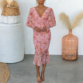 Robe à Imprimé Floral pour Femmes - Confort et Élégance au Quotidien