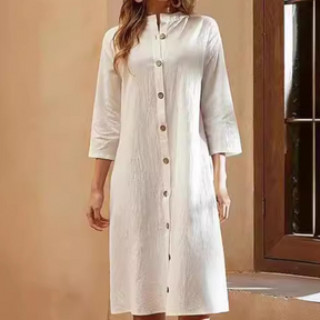 Robe Longue Élégante pour Femmes - Tissu Respirant et Design Sophistiqué