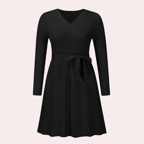 Robe Midi Plissée Femme - Élégance et Confort pour Toutes Occasions