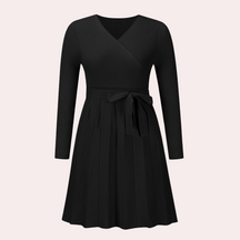 Robe Midi Plissée Femme - Élégance et Confort pour Toutes Occasions