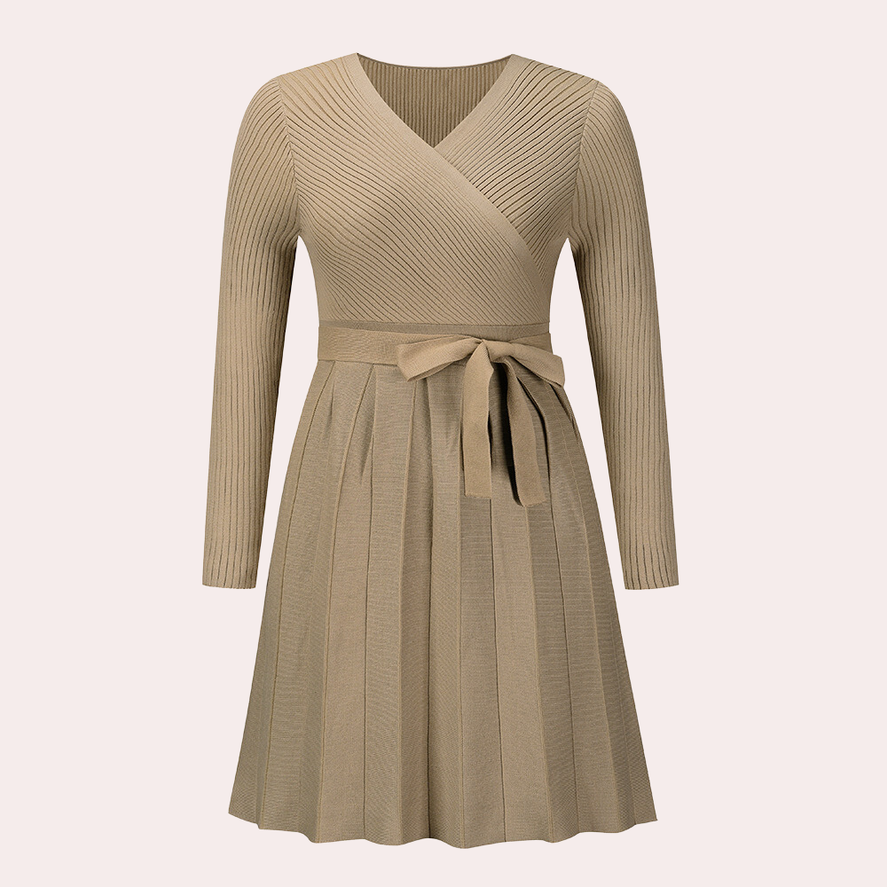 Robe Midi Plissée Femme - Élégance et Confort pour Toutes Occasions