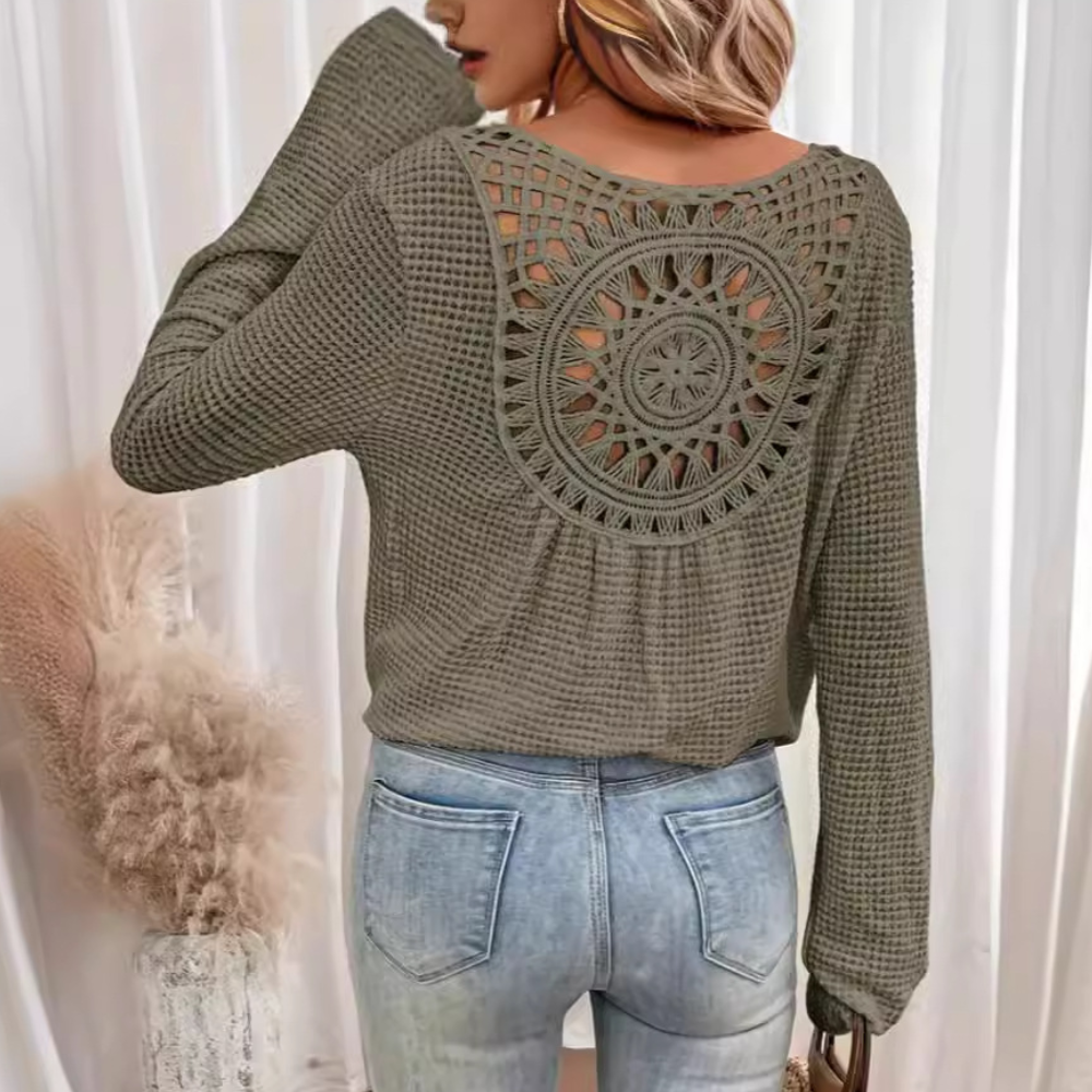 Haut Tricoté Élégant pour Femmes - Confort et Style Polyvalent