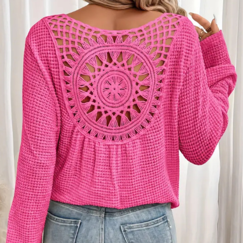 Haut Tricoté Élégant pour Femmes - Confort et Style Polyvalent