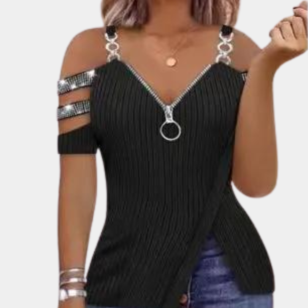 Top Élégant pour Femmes - Tissu Respirant et Polyvalent