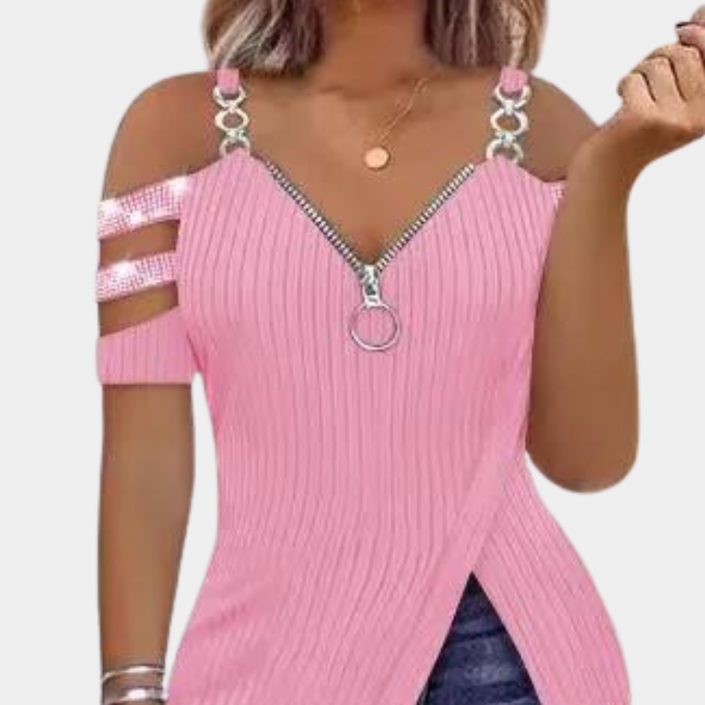 Top Élégant pour Femmes - Tissu Respirant et Polyvalent