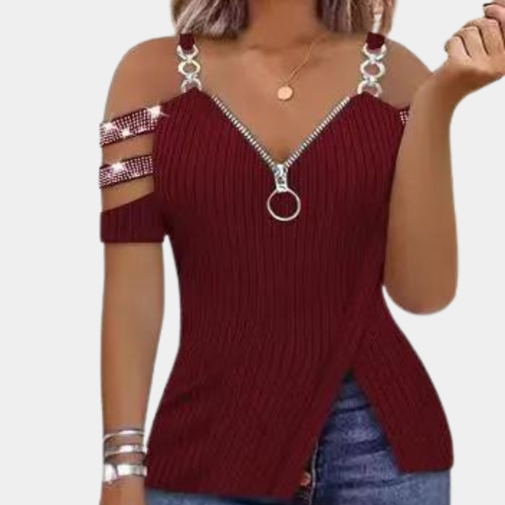 Top Élégant pour Femmes - Tissu Respirant et Polyvalent