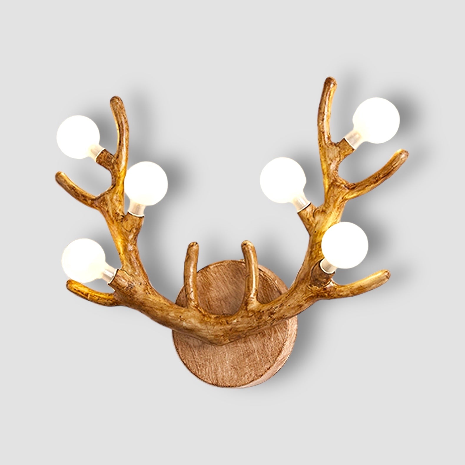 Applique Murale en Forme de Cerf - Éclairage Élégant et Naturel