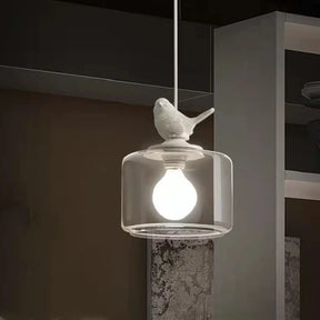 Suspension Luminaire Inspirée des Oiseaux - Ambiance Naturelle et Élégante