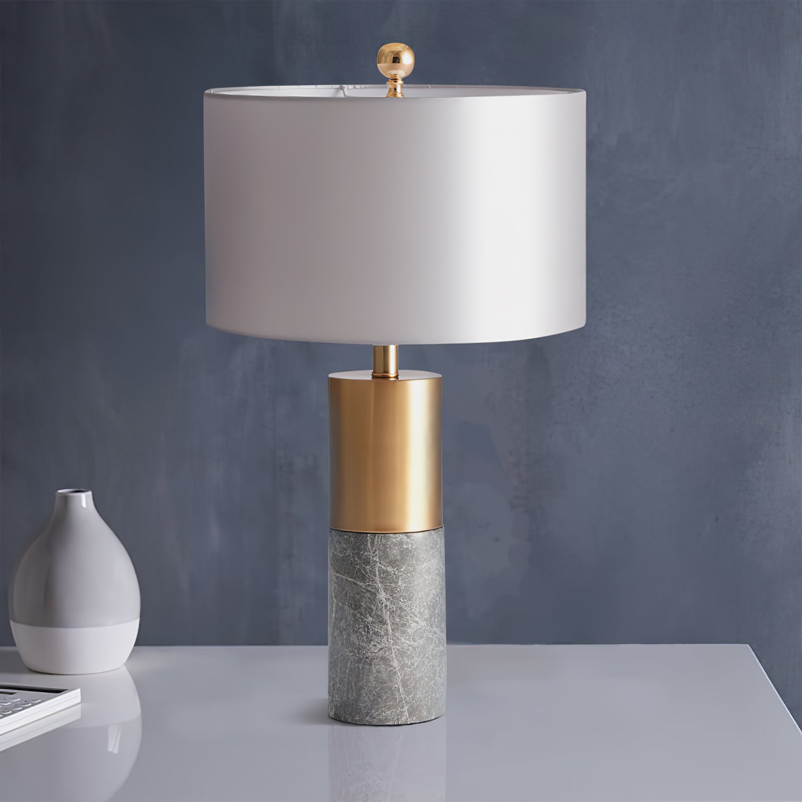 Lampe de Table en Marbre - Élégante et Apaisante pour Intérieur
