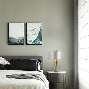 Lampe de Table en Marbre - Élégante et Apaisante pour Intérieur