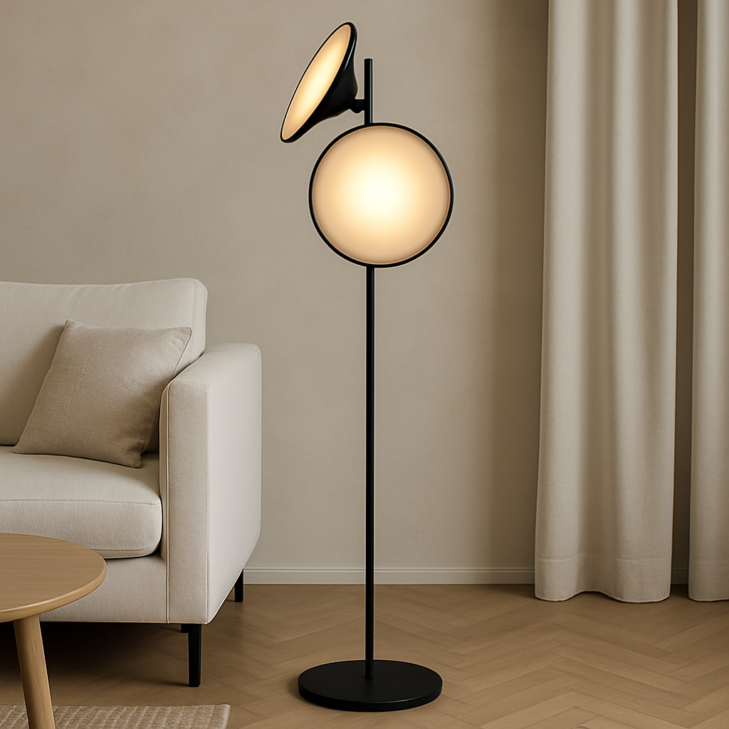 Lampe sur Pied Moderne - Élégance et Atmosphère Chaleureuse