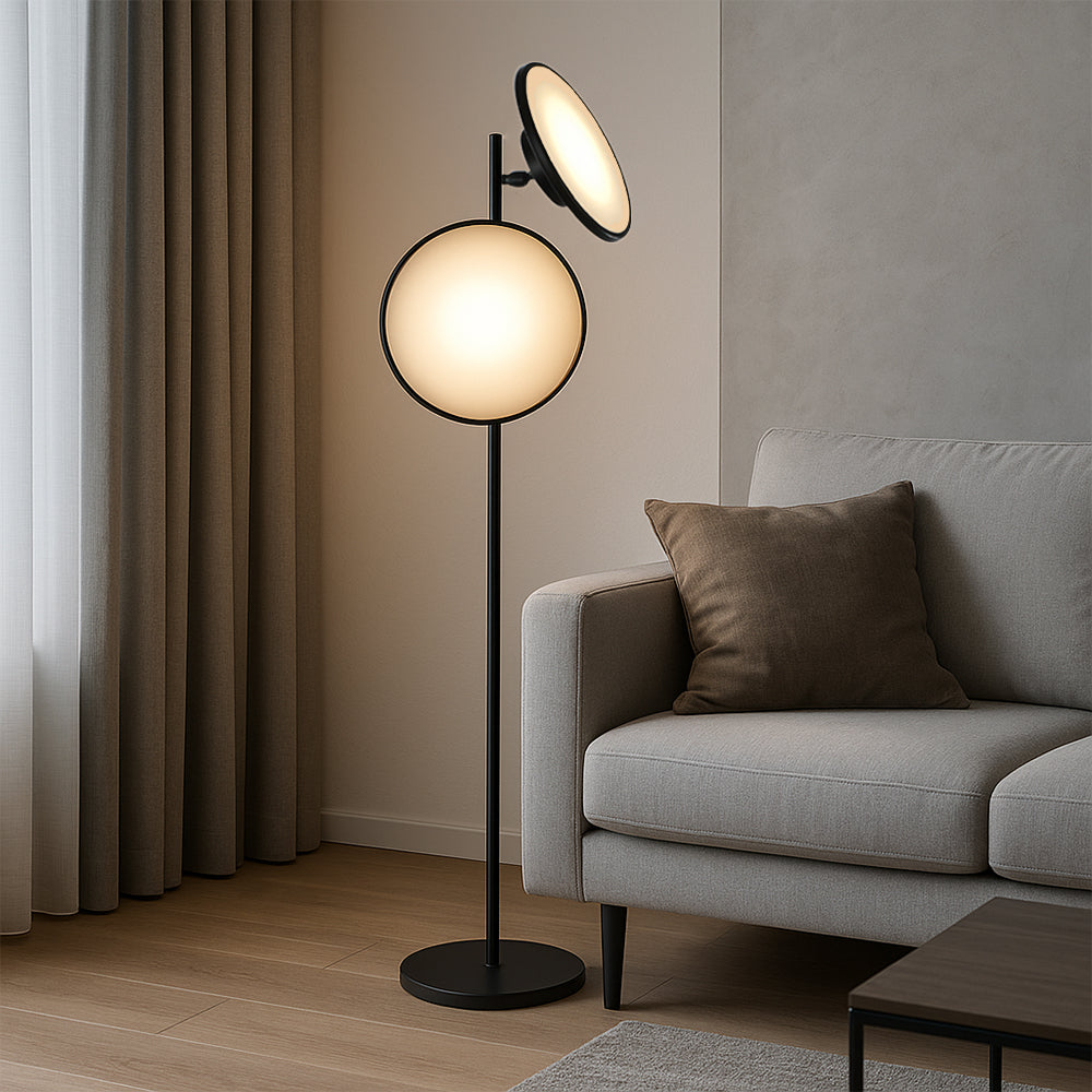 Lampe sur Pied Moderne - Élégance et Atmosphère Chaleureuse