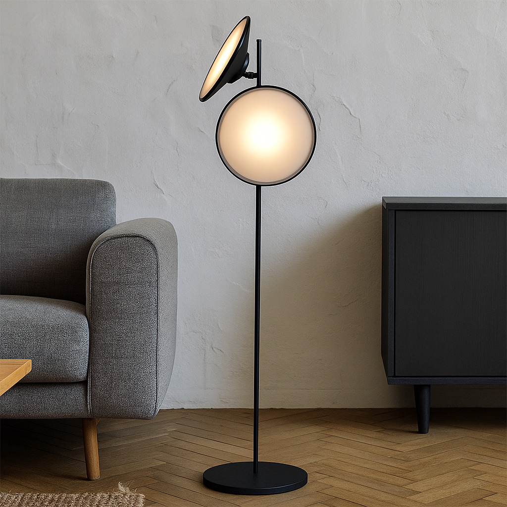Lampe sur Pied Moderne - Élégance et Atmosphère Chaleureuse
