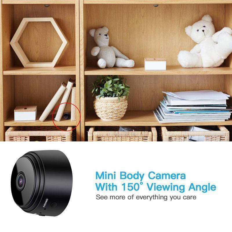 Caméra WiFi 1080p Magnétique - Vision Nocturne et Détection de Mouvement