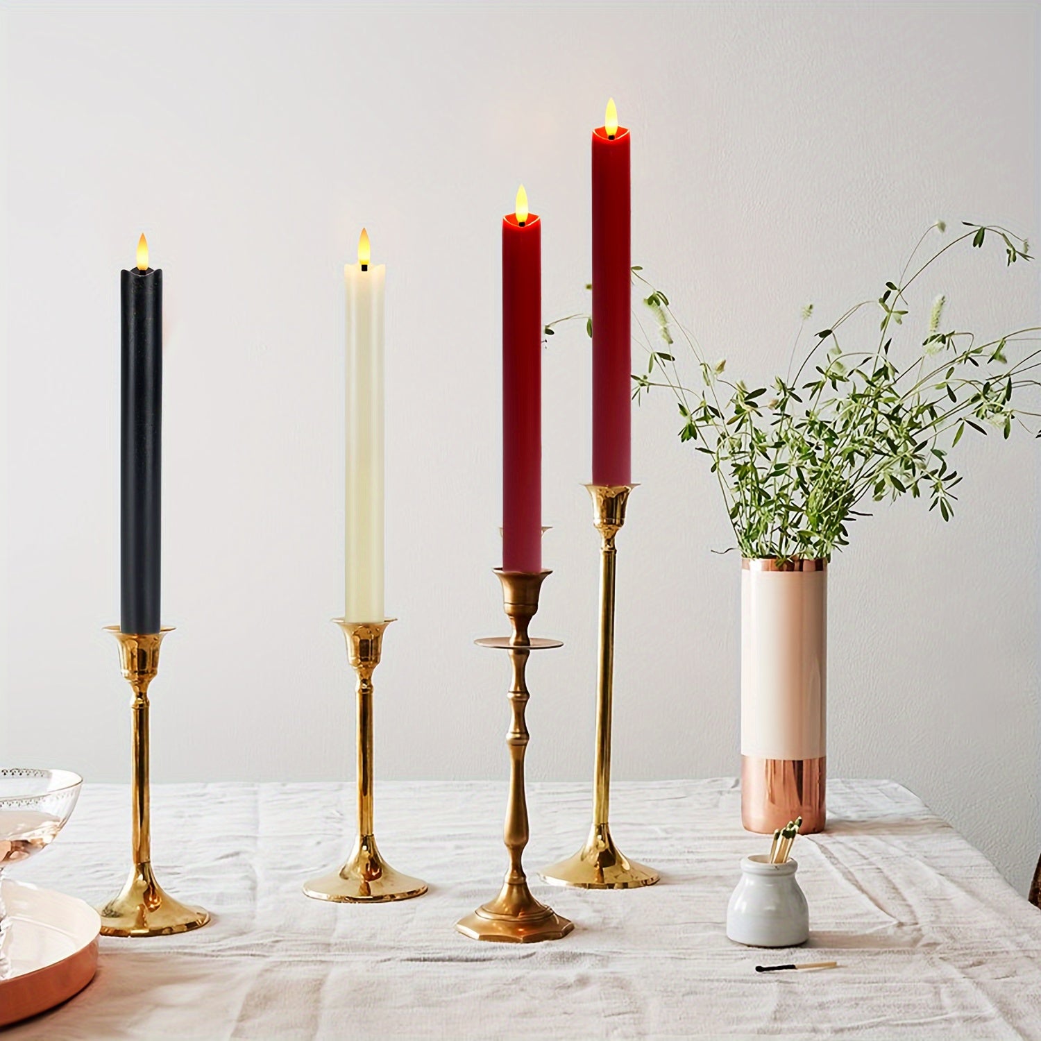Bougies LED Télécommandées - Ambiance Élégante et Sûre pour Événements