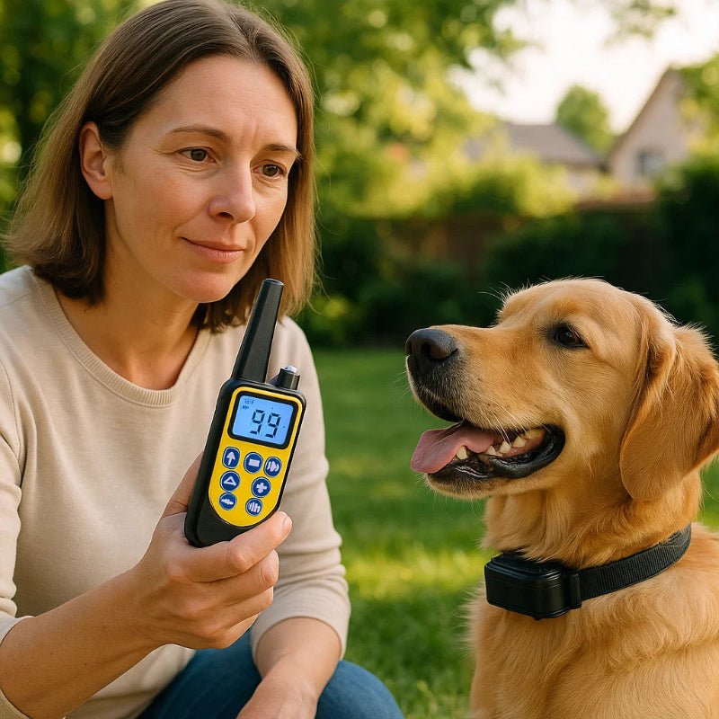 Collier de Dressage Étanche pour Chien | Télécommande Longue Portée et Modes Variés