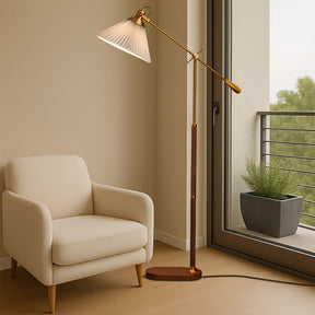 Lampe sur Pied Vintage - Design Élégant et Chaleureux