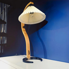 Lampe de Table en Bois Naturel - Éclairage Élégant et Ambiance Cosy