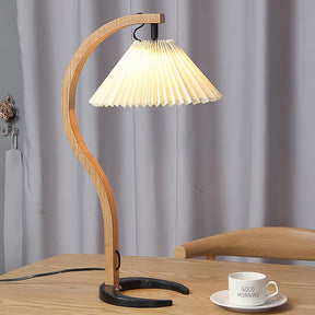 Lampe de Table en Bois Naturel - Éclairage Élégant et Ambiance Cosy