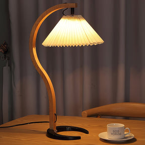 Lampe de Table en Bois Naturel - Éclairage Élégant et Ambiance Cosy