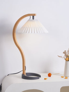 Lampe de Table en Bois Naturel - Éclairage Élégant et Ambiance Cosy