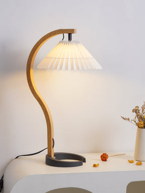 Lampe de Table en Bois Naturel - Éclairage Élégant et Ambiance Cosy