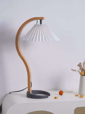 Lampe de Table en Bois Naturel - Éclairage Élégant et Ambiance Cosy