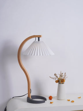 Lampe de Table en Bois Naturel - Éclairage Élégant et Ambiance Cosy