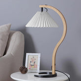 Lampe de Table en Bois Naturel - Éclairage Élégant et Ambiance Cosy