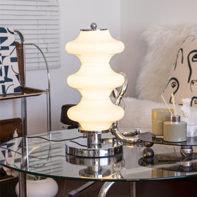 Lampe de Table Élégante en Verre - Éclairage Doux et Raffiné pour Intérieur