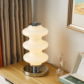 Lampe de Table Élégante en Verre - Éclairage Doux et Raffiné pour Intérieur