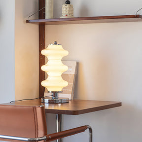 Lampe de Table Élégante en Verre - Éclairage Doux et Raffiné pour Intérieur