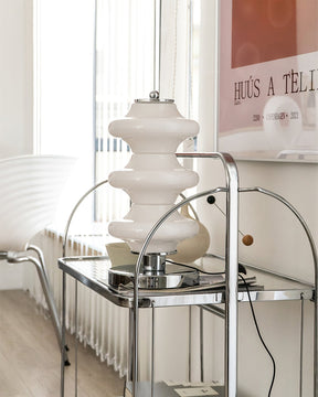 Lampe de Table Élégante en Verre - Éclairage Doux et Raffiné pour Intérieur