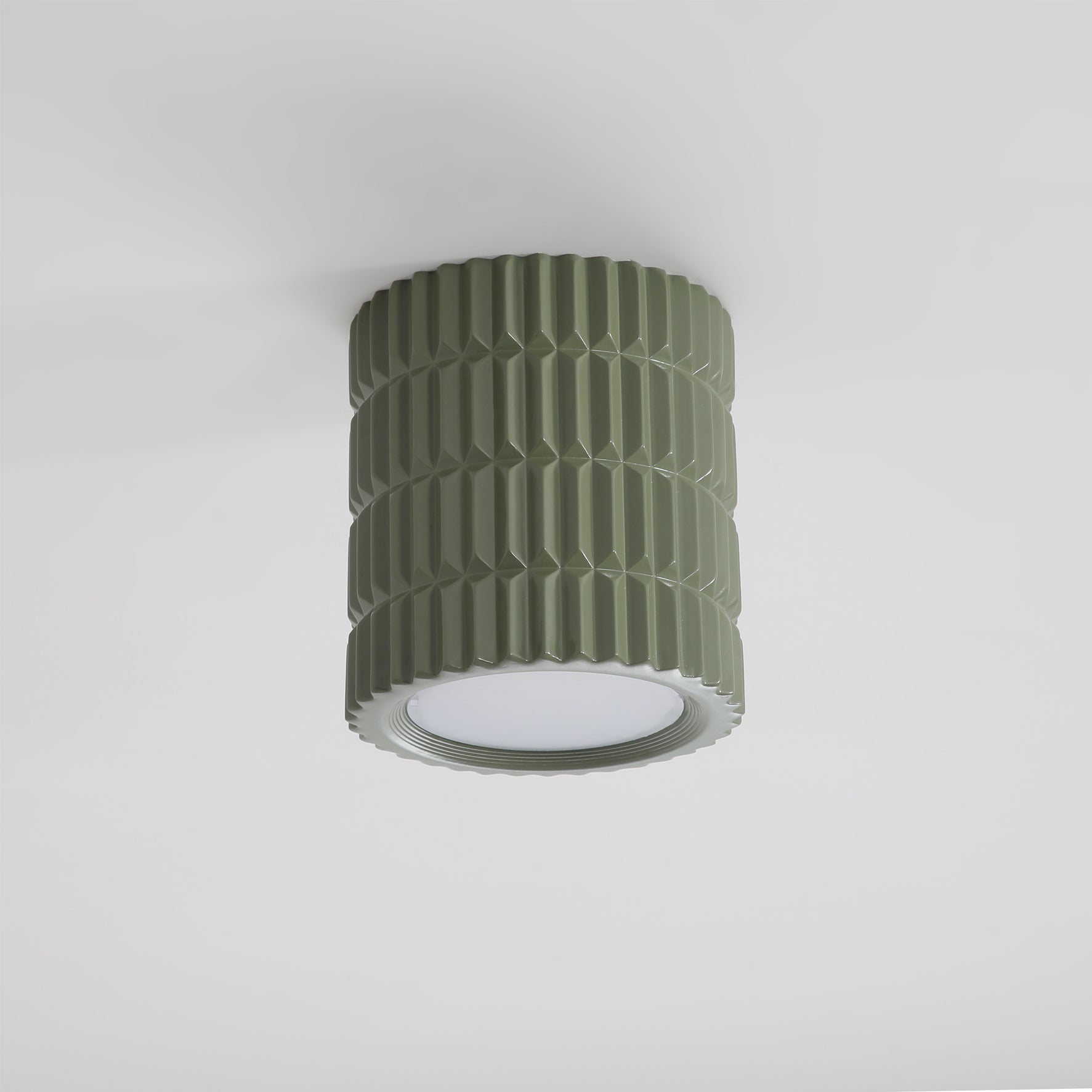 Lampe de Plafond Élégante - Design Géométrique et Lumière Douce