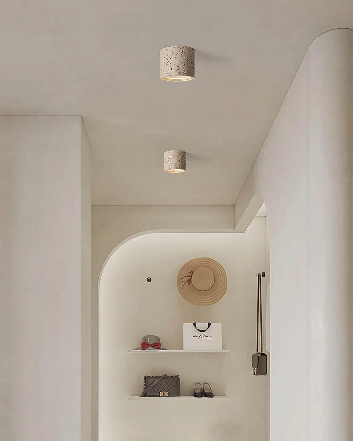 Lampe de Plafond Contemporaine - Finition Artistique et Matériaux de Qualité