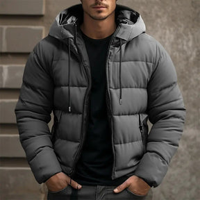 Veste d'Hiver à Capuche pour Hommes - Chaleur et Style en Plein Air