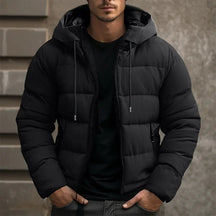 Veste d'Hiver à Capuche pour Hommes - Chaleur et Style en Plein Air