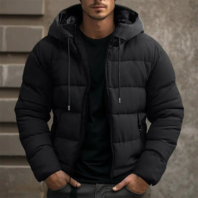 Veste d'Hiver à Capuche pour Hommes - Chaleur et Style en Plein Air